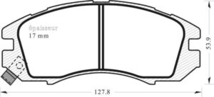Jeu de plaquettes de frein - 571 MGA
