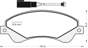 Jeu de plaquettes de frein - 856 MGA