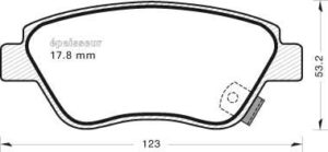 Jeu de plaquettes de frein - 850 MGA