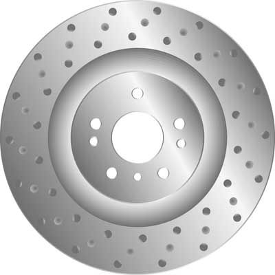 Jeu de disques de frein - D2302 MGA