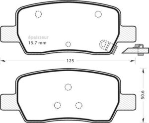 Jeu de plaquettes de frein - 1442 MGA