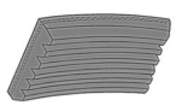 Courroie d'accessoires - CS82440 MGA