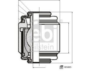 Rotule de suspension - 185885 FEBI BILSTEIN