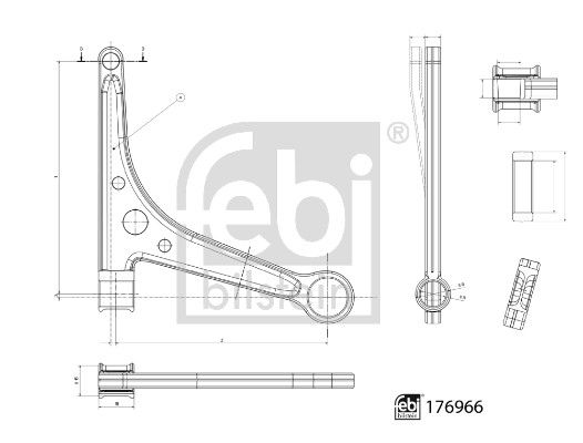 Bras de liaison, suspension de roue - 176966 FEBI BILSTEIN – Image 2