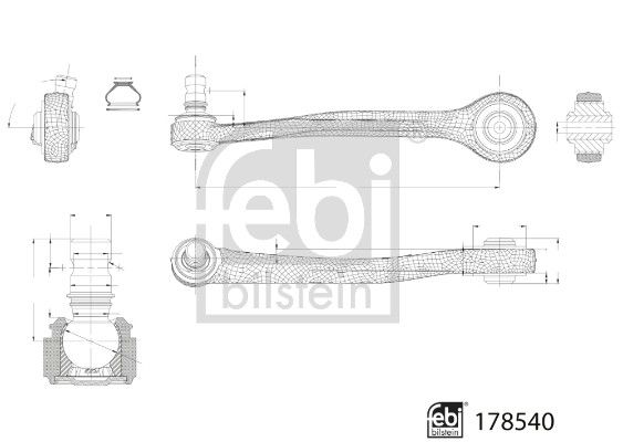 Bras de liaison, suspension de roue - 178540 FEBI BILSTEIN – Image 2