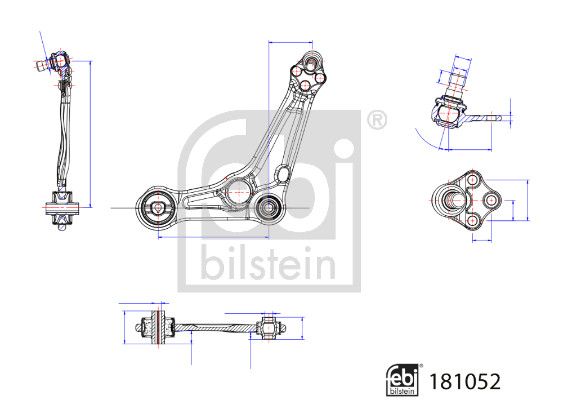 Bras de liaison, suspension de roue - 181052 FEBI BILSTEIN – Image 2