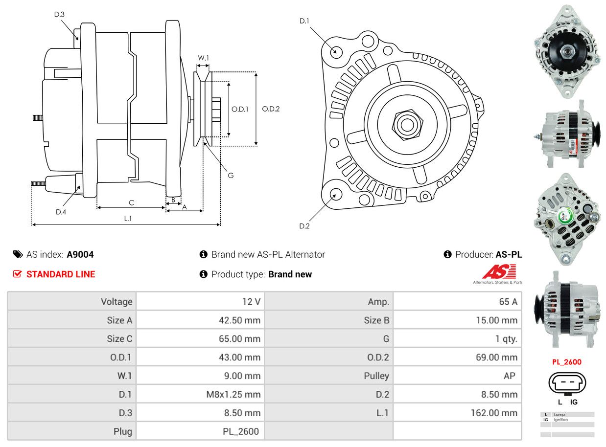 Alternateur - A9004 AS-PL – Image 6