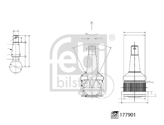 Rotule de suspension - 177901 FEBI BILSTEIN – Image 2
