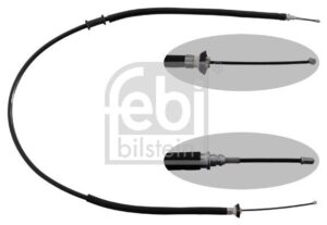 Tirette à câble, frein de stationnement - 49619 FEBI BILSTEIN