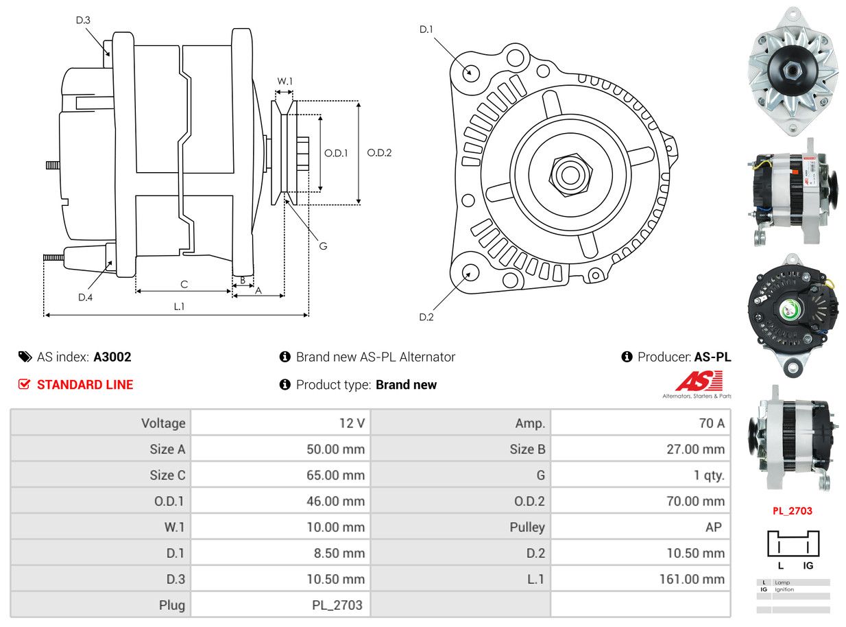 Alternateur - A3002 AS-PL – Image 6