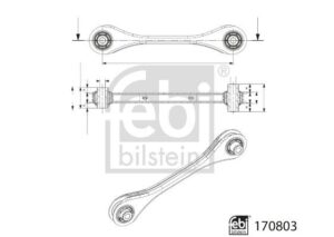 Bras de liaison, suspension de roue - 170803 FEBI BILSTEIN