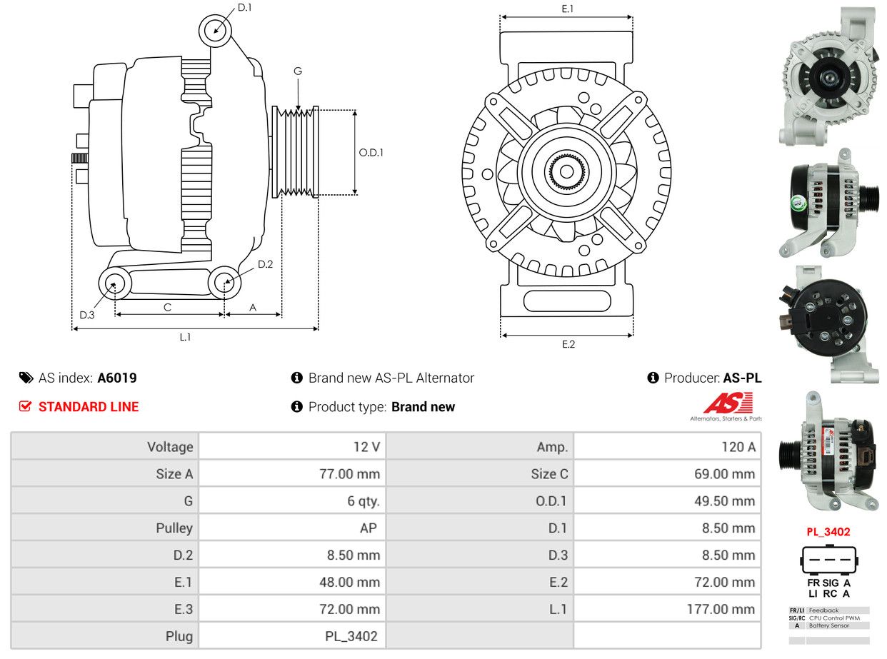 Alternateur - A6019 AS-PL – Image 5