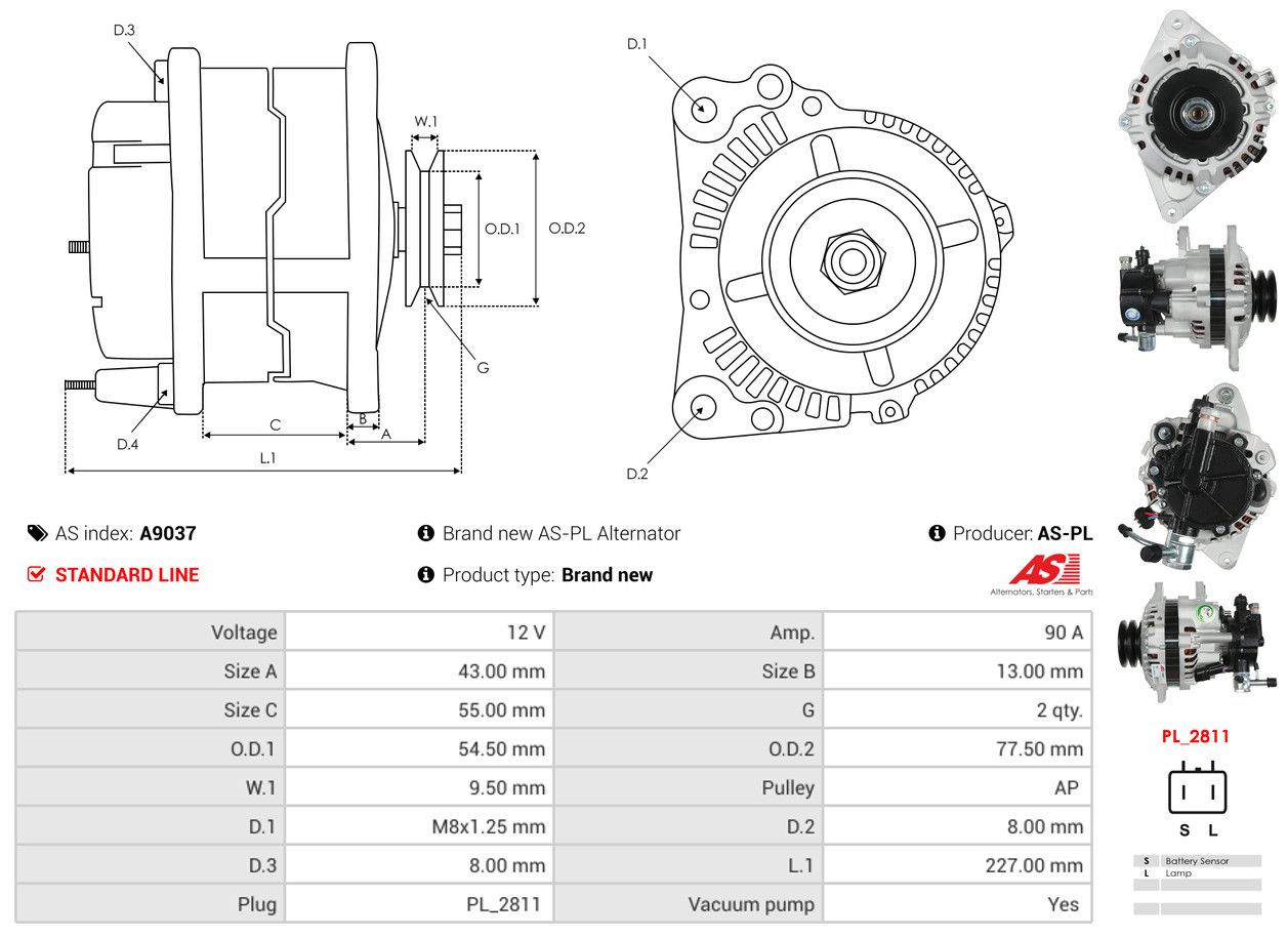 Alternateur - A9037 AS-PL – Image 6