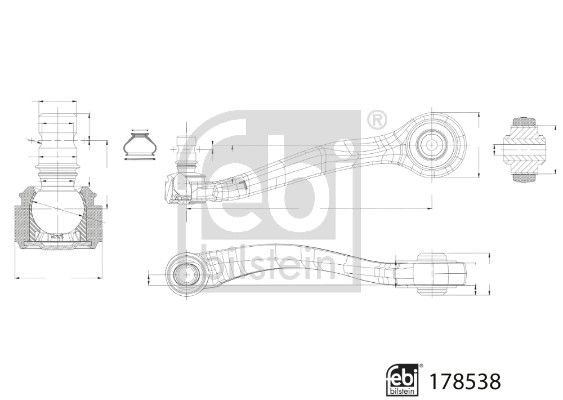 Bras de liaison, suspension de roue - 178538 FEBI BILSTEIN – Image 2