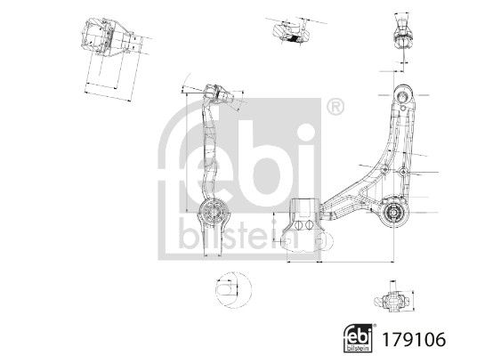 Bras de liaison, suspension de roue - 179106 FEBI BILSTEIN – Image 2