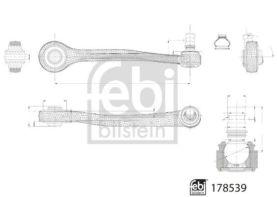 Bras de liaison, suspension de roue - 178539 FEBI BILSTEIN – Image 2