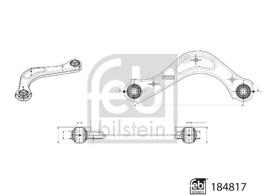 Bras de liaison, suspension de roue - 184817 FEBI BILSTEIN – Image 3