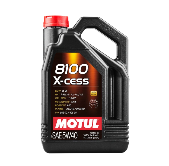Huile pour moteur 5L MOTUL 5W40 8100 X-CESS, LL